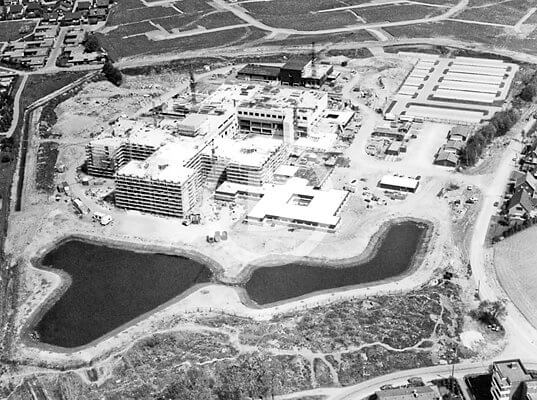 St. Agnes Hospital im Jahr 1983